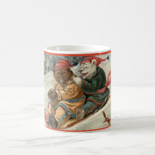 Sledding Bears Coffee Mug