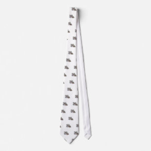Sledding Dalmatian Pups Tie