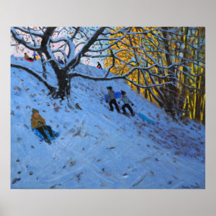 Sledging Allestree Golf course Poster