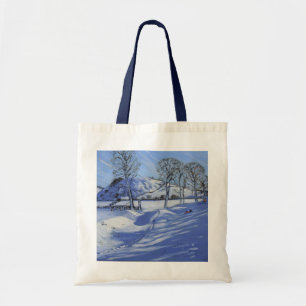 Sledging Derbyshire Peak District 2012 Tote Bag