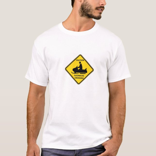 Slednecks Crossing T-Shirt (Front)