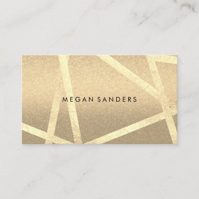 Sleek and Lux Business Card (Front)