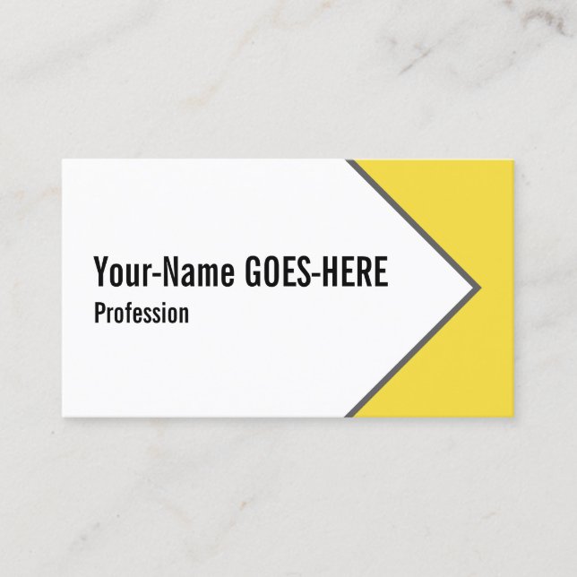Sleek and Modern Executive Business Card (Front)