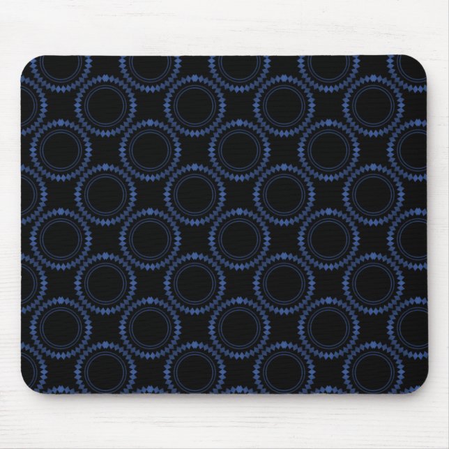 Sleek and Polished Mousepad, Royal Blue Mouse Mat (Front)