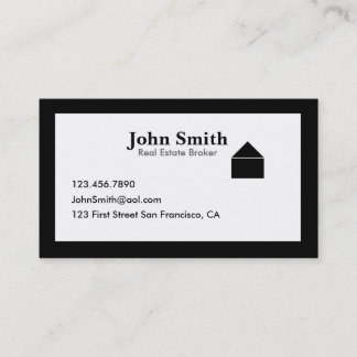 Sleek Black Business Card