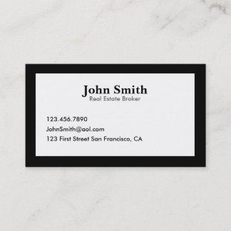 Sleek Black II Business Card