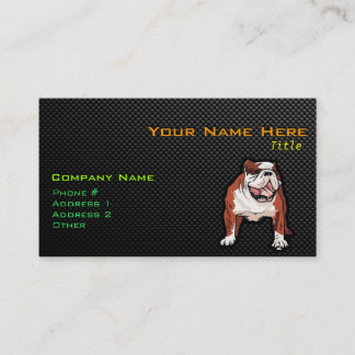 Sleek Bulldog Business Card