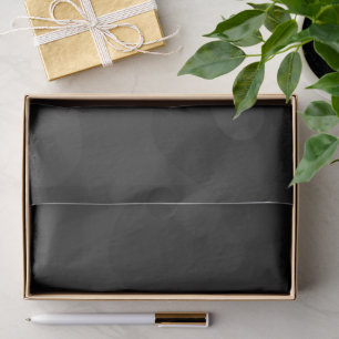 Sleek Camo Deep Black Dark Charcoal Tones Modern  Tissue Paper