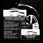 Sleek Car Logo Auto Mechanic & Repairs Advertising Flyer<br><div class="desc">Sleek Car Logo,  Auto Mechanic & Repairs Advertising Flyers By The Business Card Store.</div>