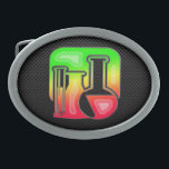 Sleek Chemistry Oval Belt Buckle<br><div class="desc">You will love this sleek black carbon fibre chemist chemistry chemical engineer engineering science lab design. Great for gifts! Available on tee shirts, smart phone cases, mousepads, keychains, posters, cards, electronic covers, computer laptop / notebook sleeves, caps, mugs, and more! Visit our site for a custom gift case for Samsung...</div>