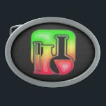 Sleek Chemistry Oval Belt Buckle<br><div class="desc">You will love this sleek black carbon fibre chemist chemistry chemical engineer engineering science lab design. Great for gifts! Available on tee shirts, smart phone cases, mousepads, keychains, posters, cards, electronic covers, computer laptop / notebook sleeves, caps, mugs, and more! Visit our site for a custom gift case for Samsung...</div>