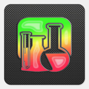 Sleek Chemistry Square Sticker