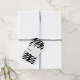 Sleek Chevron Gift Tags