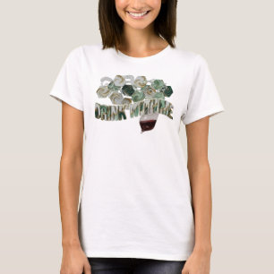 Sleek Colourful DRINK WITH ME Tee