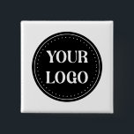 Sleek, contemporary, polished,& customisable 15 cm square badge<br><div class="desc">EVERYONE CAN USE THIS DESIGN.You are free to add,  edit,  or resize the logo,  photo,  text,  and colours as you choose.Many thanks.</div>
