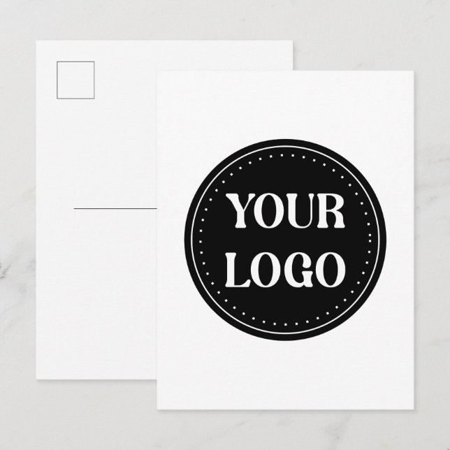 Sleek, contemporary, polished,& customisable announcement postcard (Front/Back)