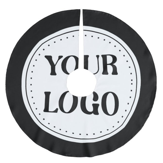  Sleek, contemporary, polished,& customisable. Brushed Polyester Tree Skirt (Front)