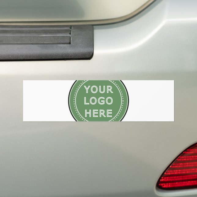 Sleek, contemporary, polished,& customisable. bumper sticker (On Car)