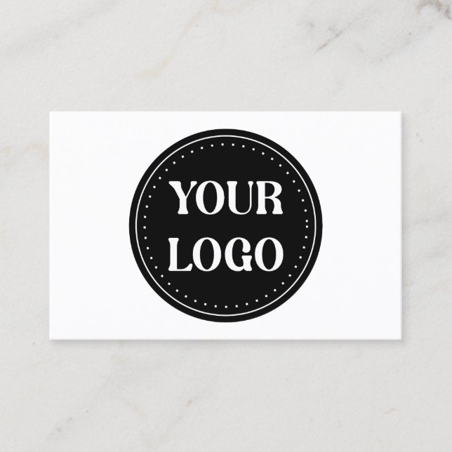 Sleek, contemporary, polished,& customisable business card (Front)