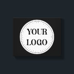 Sleek, contemporary, polished,& customisable. Canvas Print<br><div class="desc">This design is useable by all. The text,  colours,  logo,  and images may all be added,  changed,  or resized as needed.Many thanks.</div>