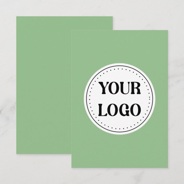Sleek, contemporary, polished,& customisable card (Front/Back)