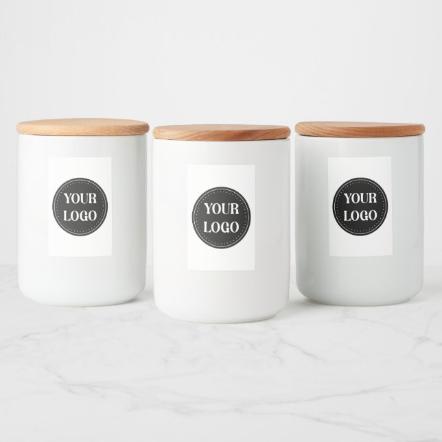 Sleek, contemporary, polished,& customisable food label (Bottles)