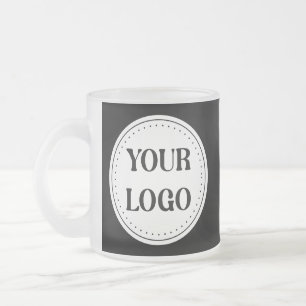  Sleek, contemporary, polished,& customisable. Frosted Glass Coffee Mug
