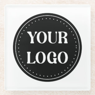 Sleek, contemporary, polished,& customisable glass coaster