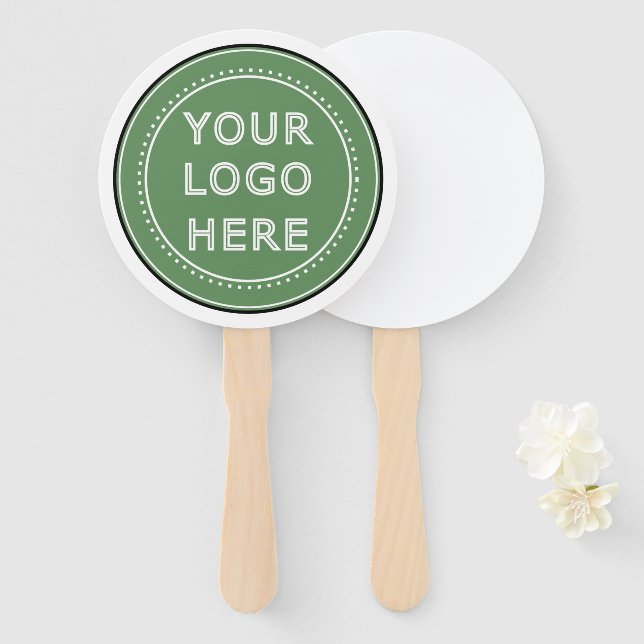 Sleek, contemporary, polished,& customisable. hand fan (Front and Back)