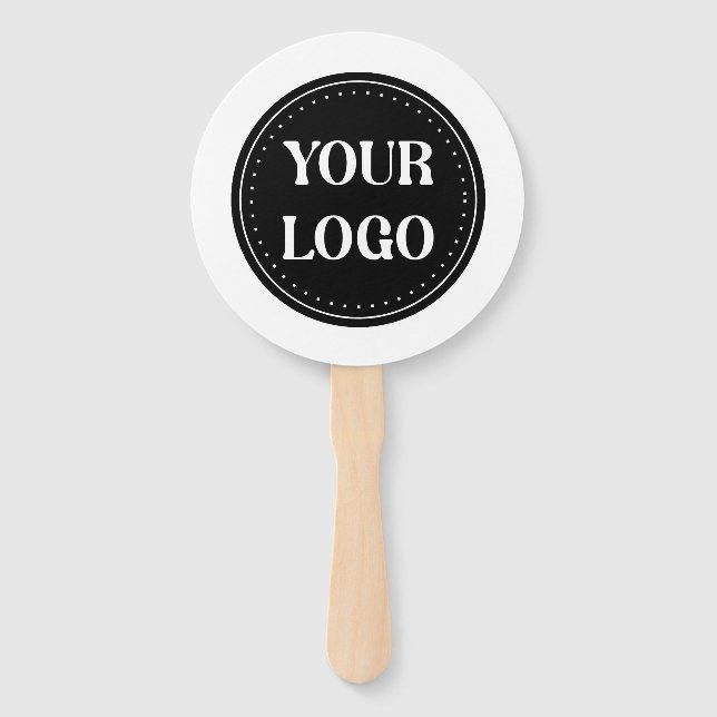 Sleek, contemporary, polished,& customisable hand fan (Front)