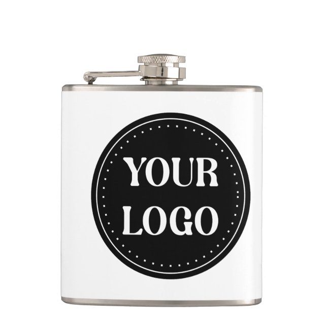 Sleek, contemporary, polished,& customisable hip flask (Front)