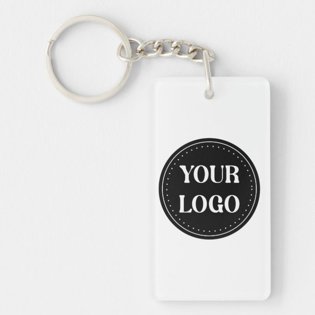 Sleek, contemporary, polished,& customisable key ring (Front)