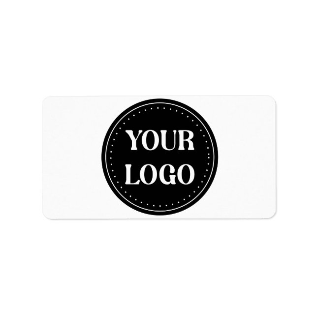 Sleek, contemporary, polished,& customisable label (Front)