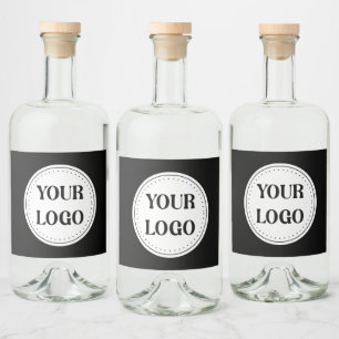 Sleek, contemporary, polished,& customisable. Liquor Bottle Label