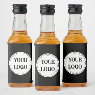 Sleek, contemporary, polished,& customisable. Liquor Bottle Label