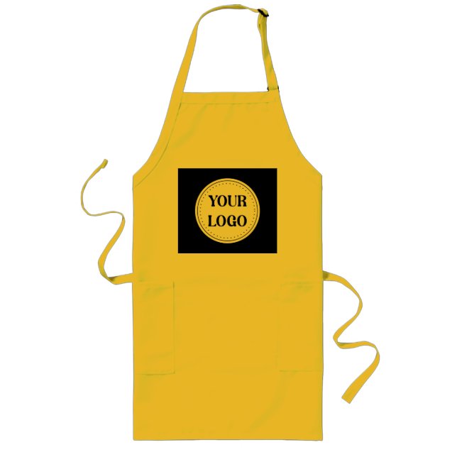  Sleek, contemporary, polished,& customisable. Long Apron (Front)