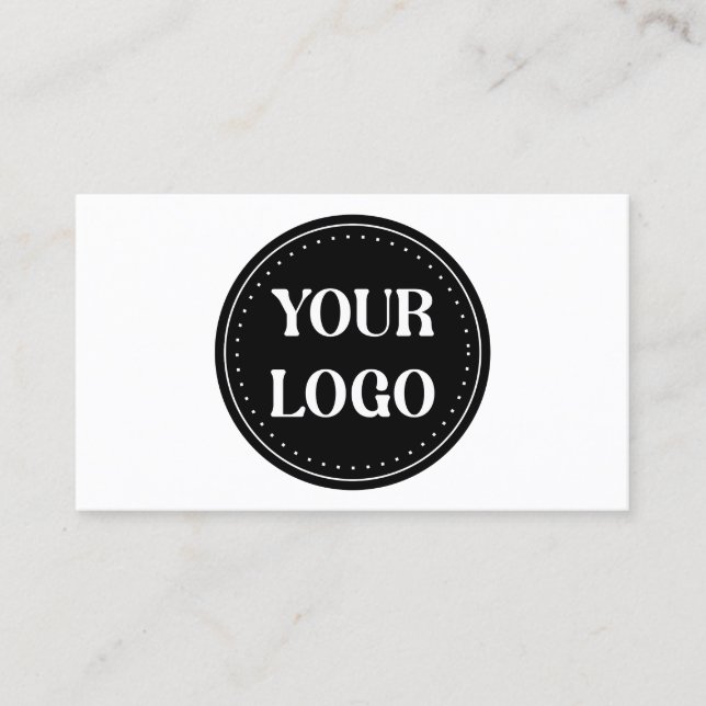 Sleek, contemporary, polished,& customisable loyalty card (Front)