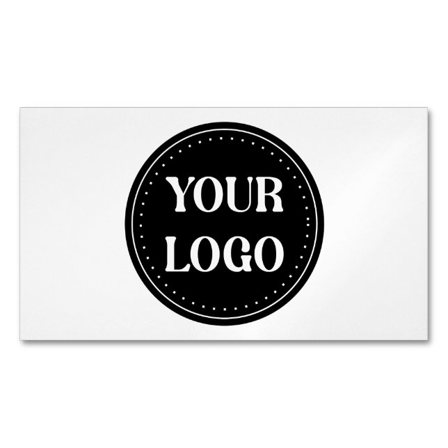 Sleek, contemporary, polished,& customisable 	Magnetic business card (Front)