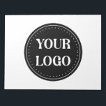 Sleek, contemporary, polished,& customisable notepad<br><div class="desc">EVERYONE CAN USE THIS DESIGN.You are free to add,  edit,  or resize the logo,  photo,  text,  and colours as you choose.Many thanks.</div>