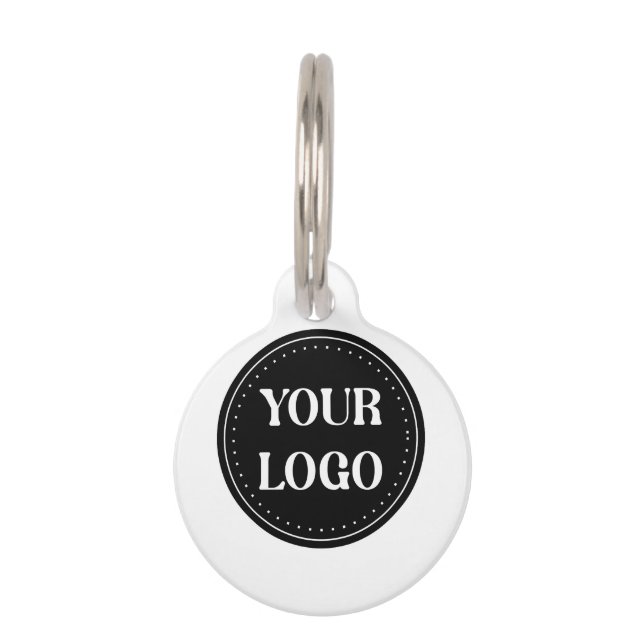 Sleek, contemporary, polished,& customisable pet tag (Front)