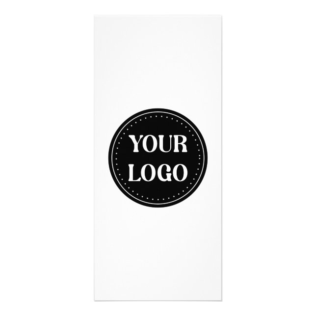 Sleek, contemporary, polished,& customisable rack card (Front)