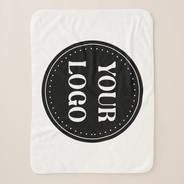 Sleek, contemporary, polished,& customisable sherpa blanket (Front)