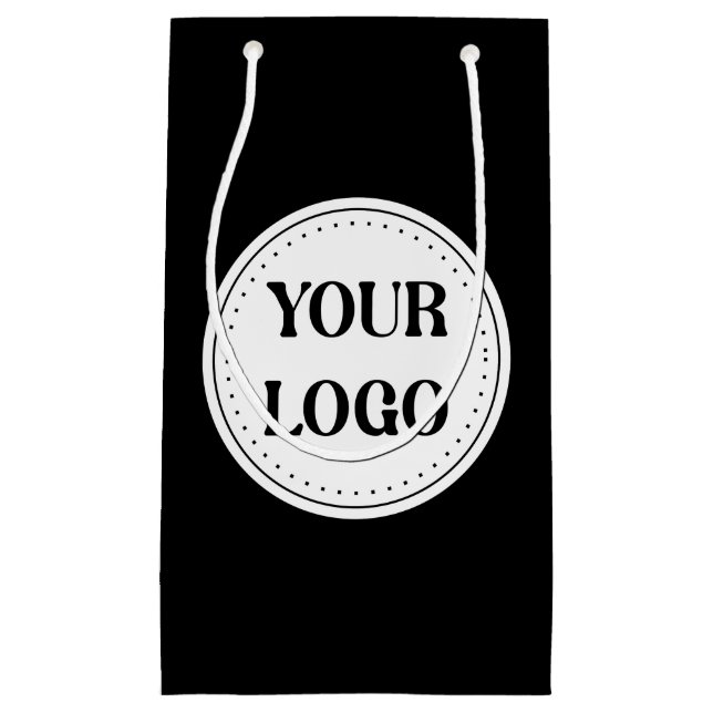  Sleek, contemporary, polished,& customisable. Small Gift Bag (Front)