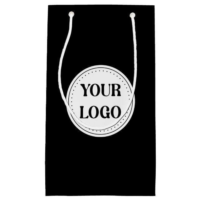  Sleek, contemporary, polished,& customisable. Small Gift Bag (Front)