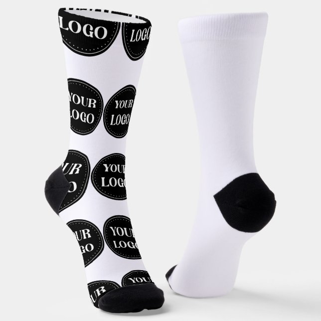 Sleek, contemporary, polished,& customisable socks (Angled)