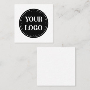 Sleek, contemporary, polished,& customisable square business card