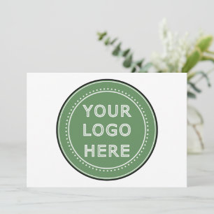 Sleek, contemporary, polished, & customisable. thank you card