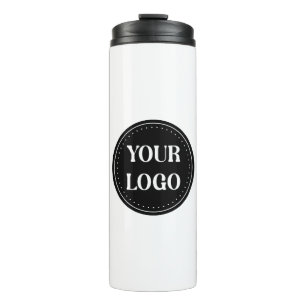 Sleek, contemporary, polished,& customisable thermal tumbler