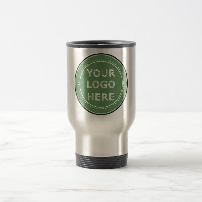 Sleek, contemporary, polished,& customisable. travel mug (Center)