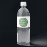 Sleek, contemporary, polished,& customisable. water bottle label<br><div class="desc">This design is useable by all. The text,  colours,  logo,  and images may all be added,  changed,  or resized as needed.Many thanks.</div>